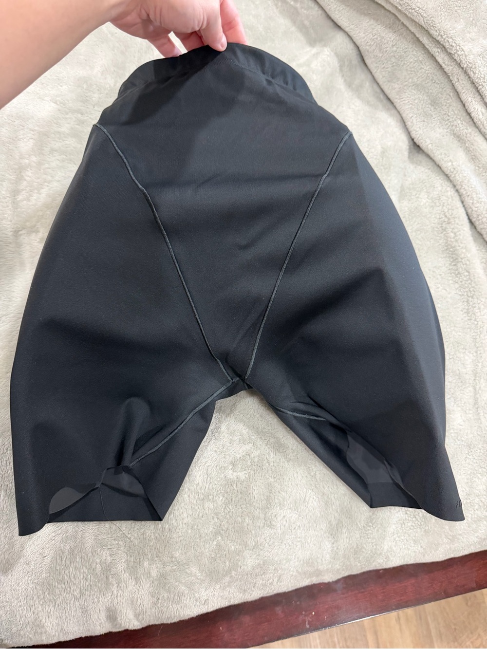 SKIMS Black High-Rise Bike Shorts